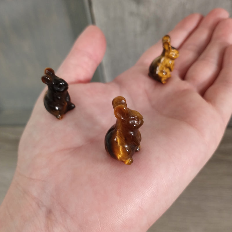 Gemstone Figurine Bunny Rabbit Small