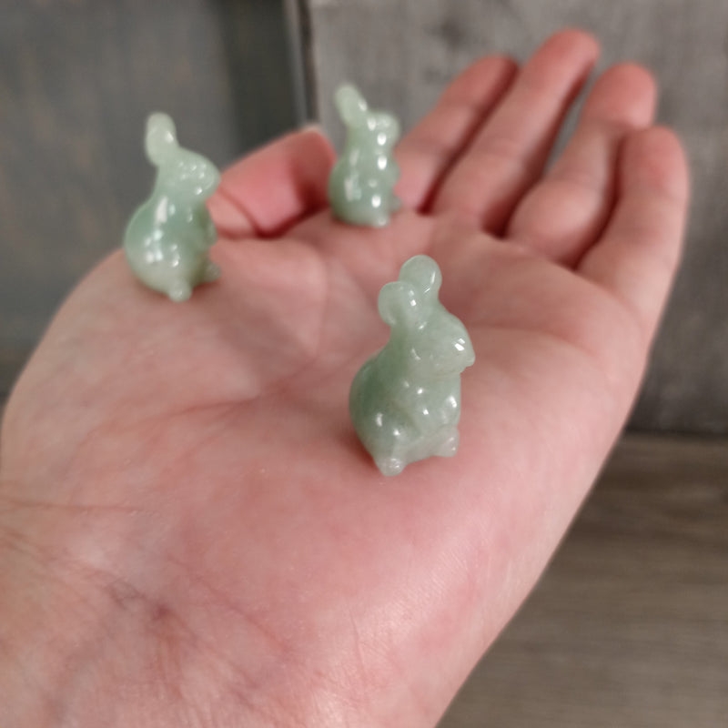 Gemstone Figurine Bunny Rabbit Small