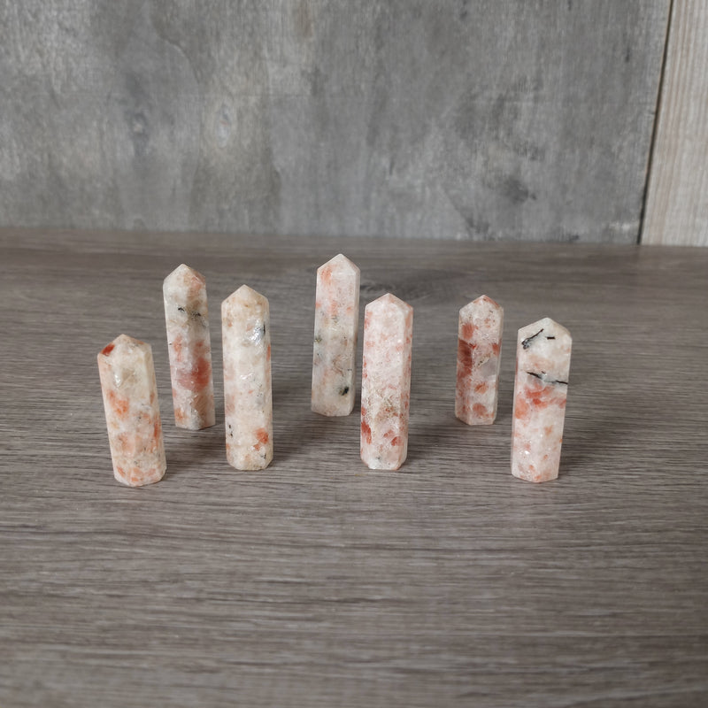 Gemstone Obelisk Points Small for Wire Wrapping or Gridding