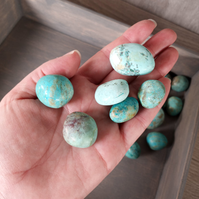 Chrysocolla Turquoise Tumbled Stone Sold by the 1 Pound