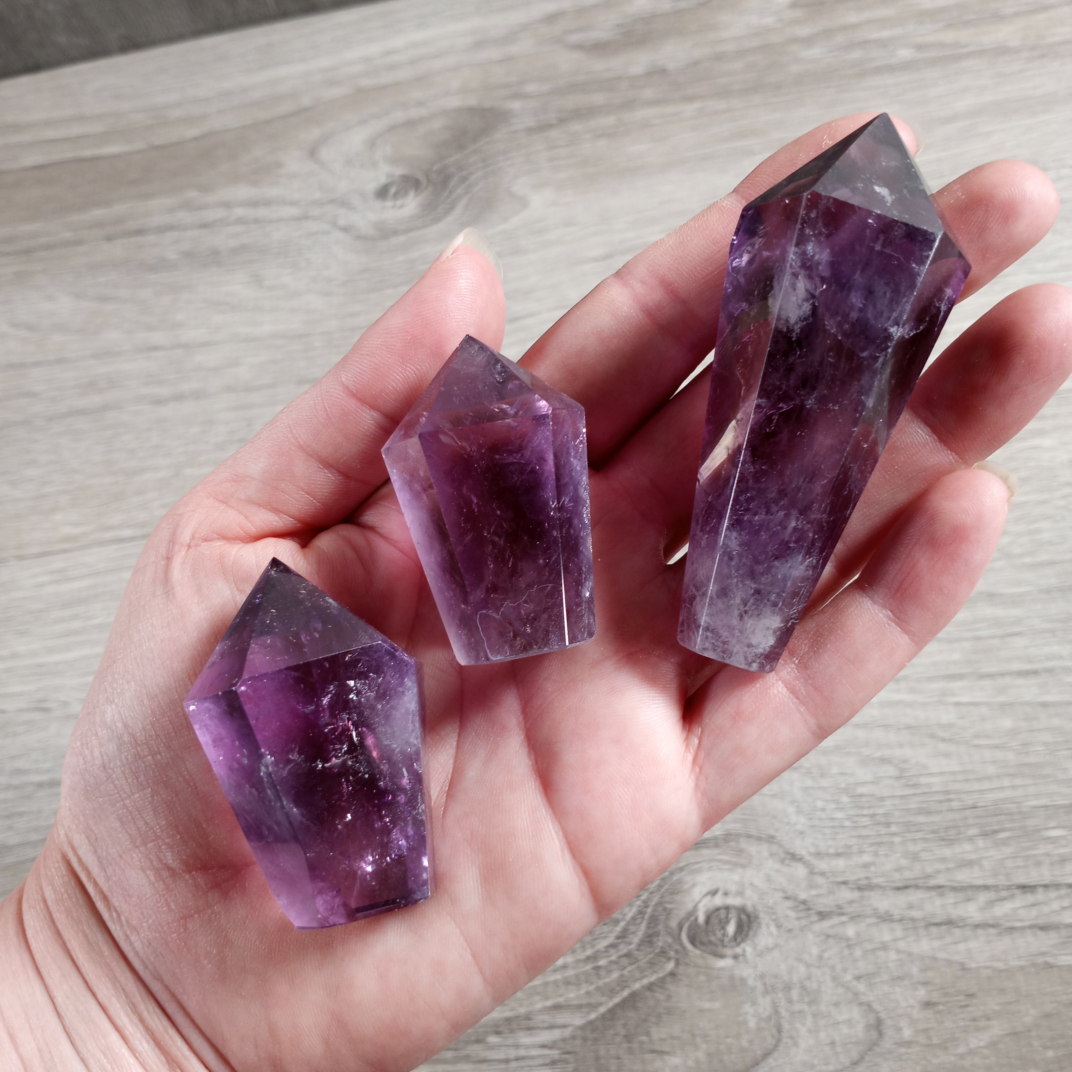 Amethyst Diamond Shape Obelisk