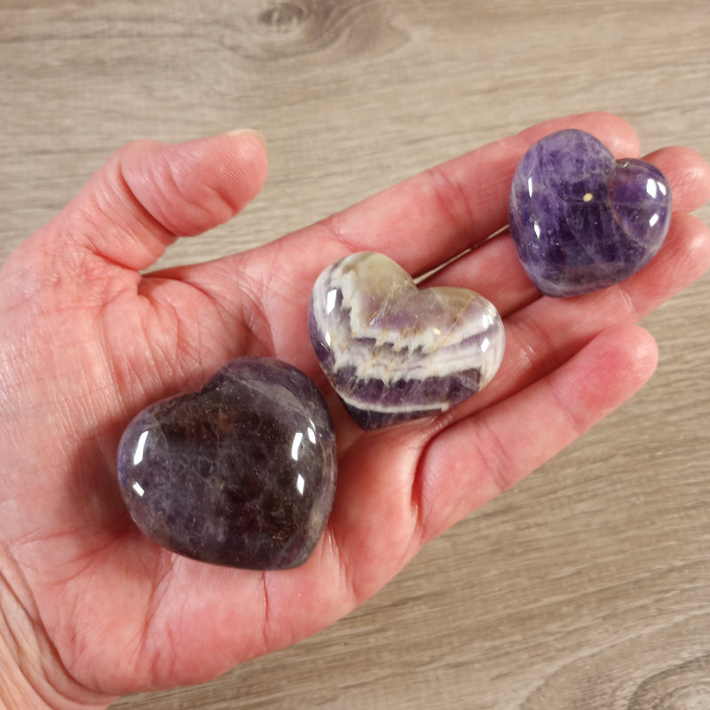 Gemstone Hearts in Larger Sizes