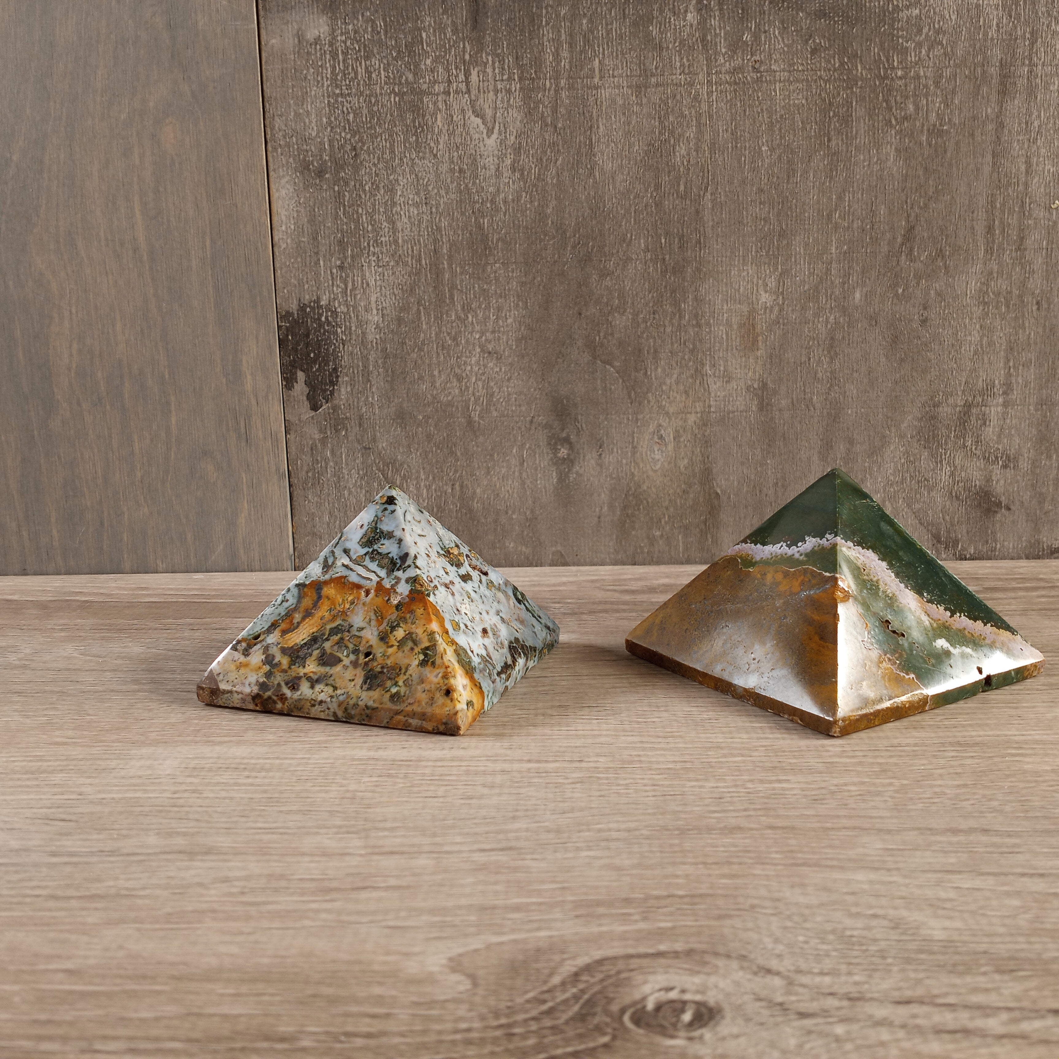 Gemstone Pyramids by the Inch