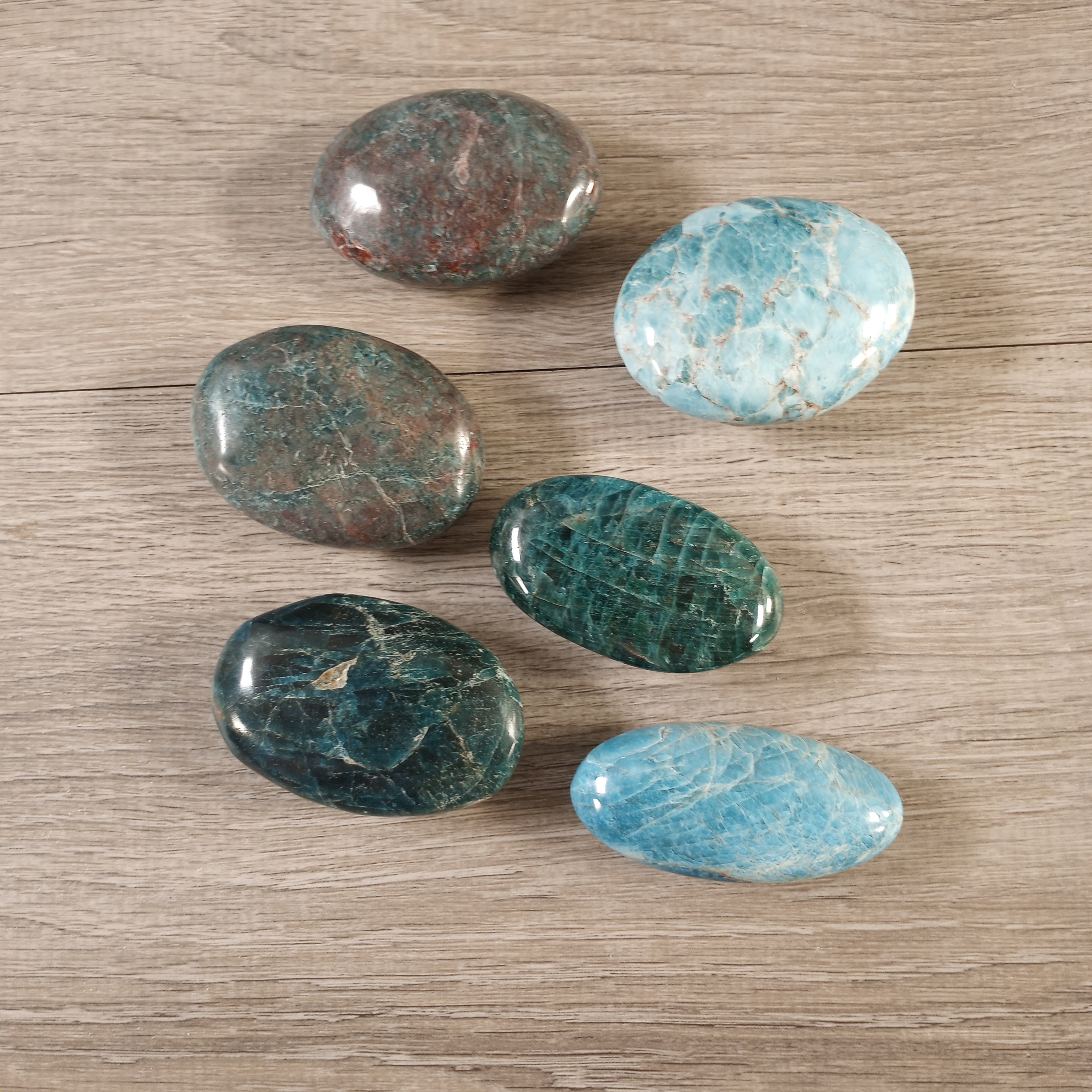 Gemstone Palm Stones Free Form Style