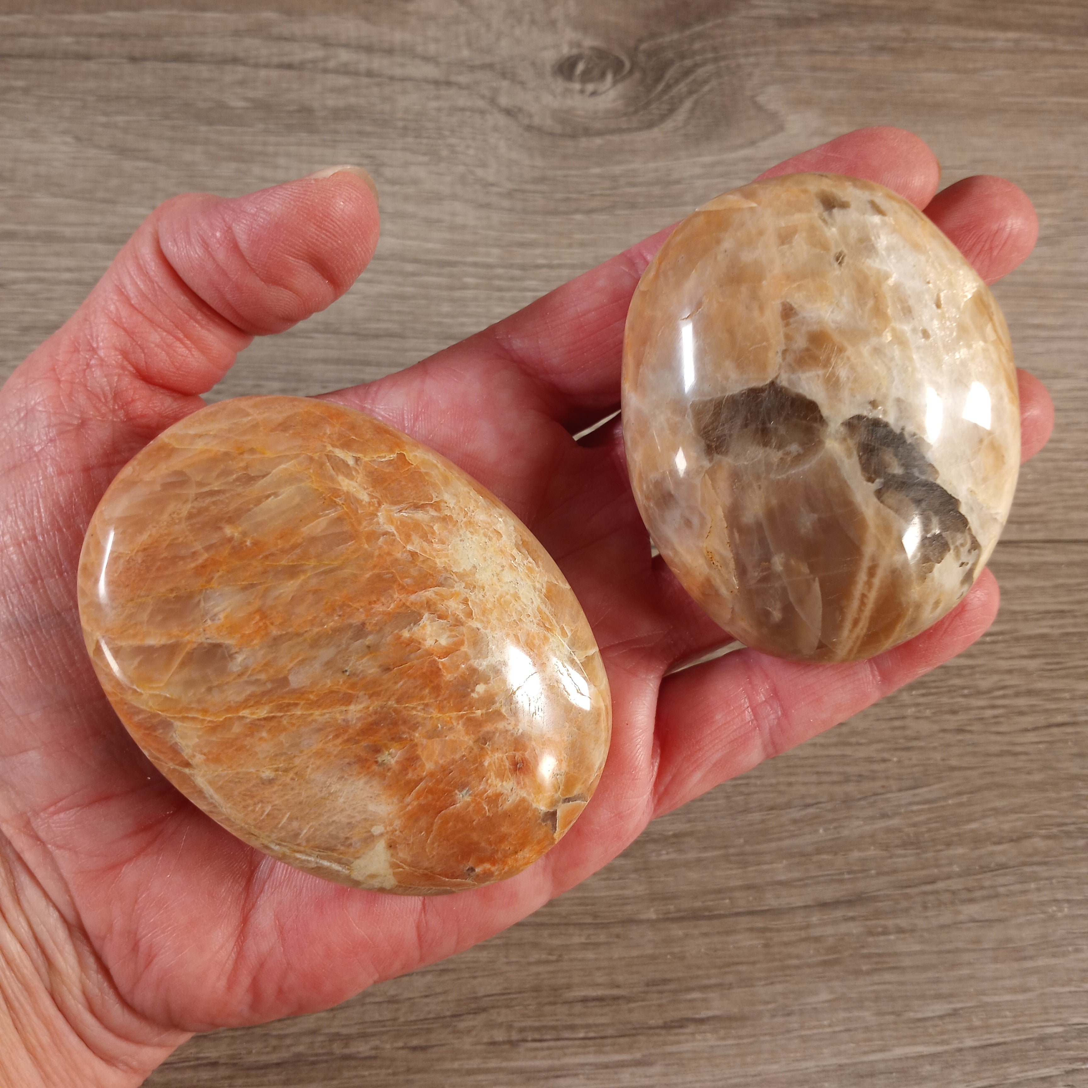 Gemstone Palm Stones Free Form Style