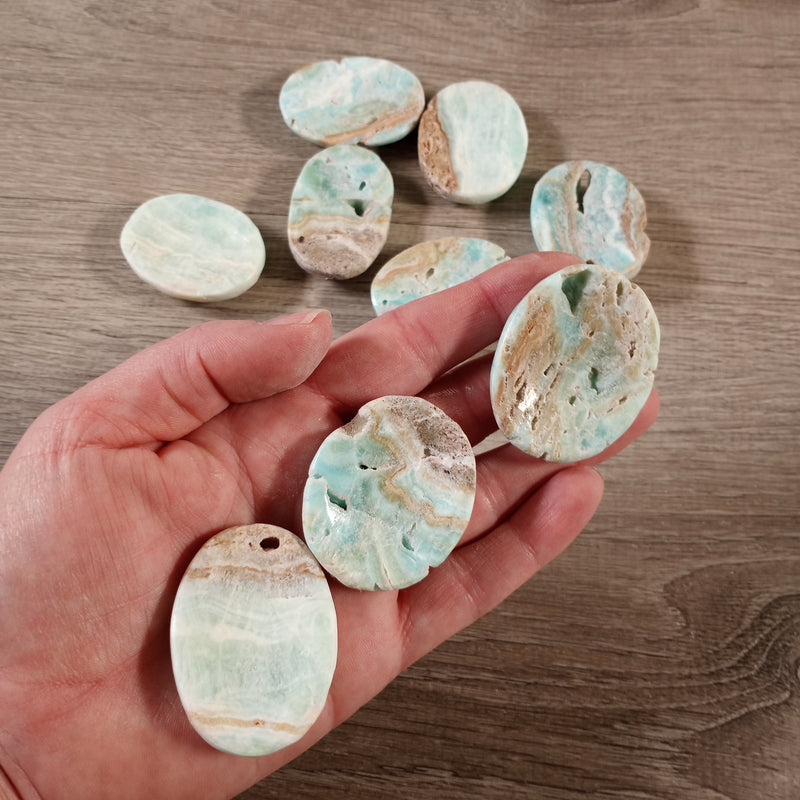 Gemstone Worry Stone Hand Carved