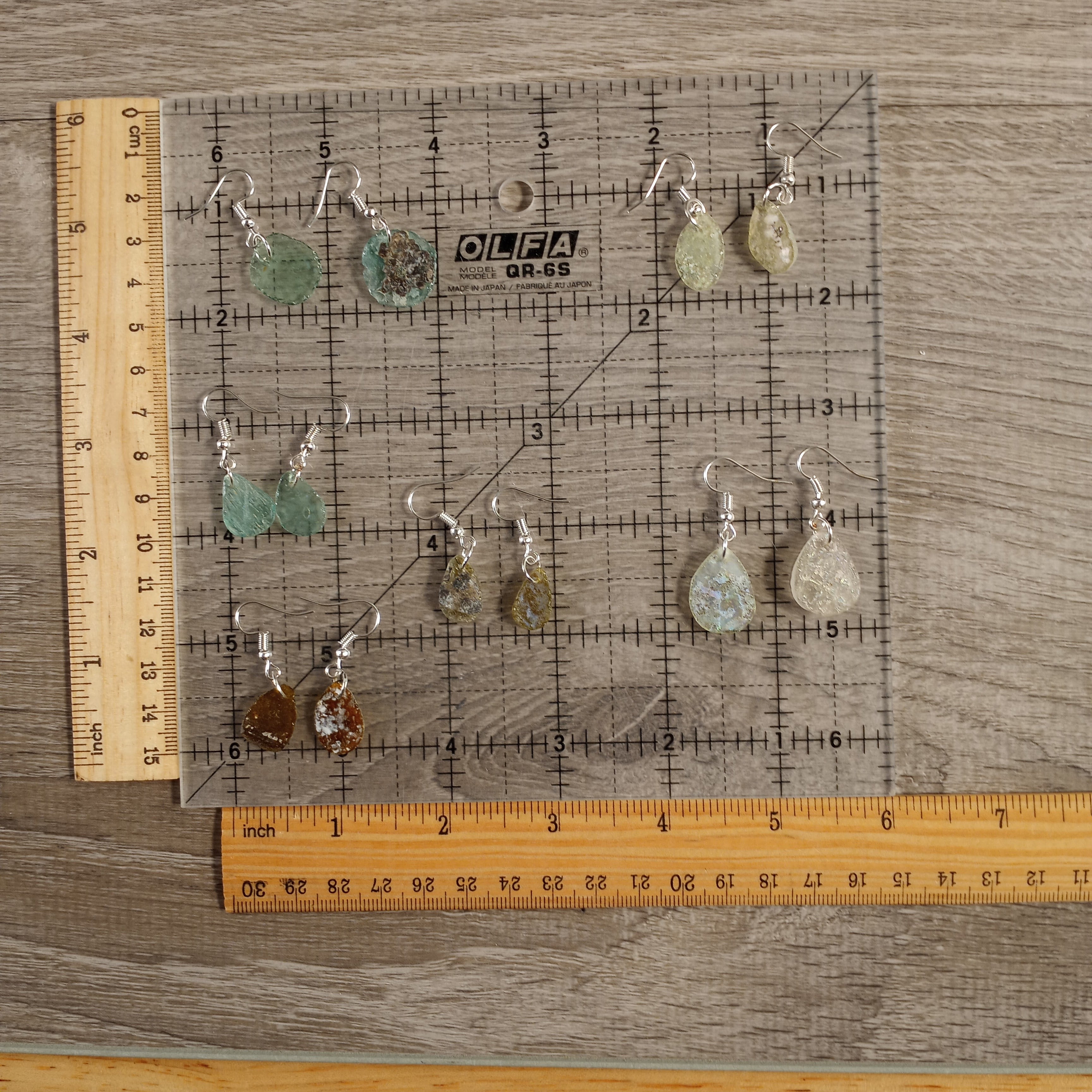 Roman Glass Jewelry Pendant or Earrings