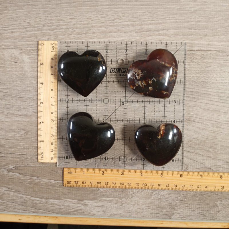 Gemstone Hearts in Larger Sizes