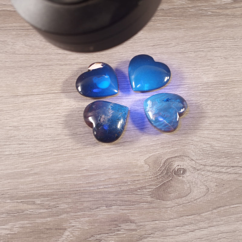 Gemstone Hearts in Larger Sizes