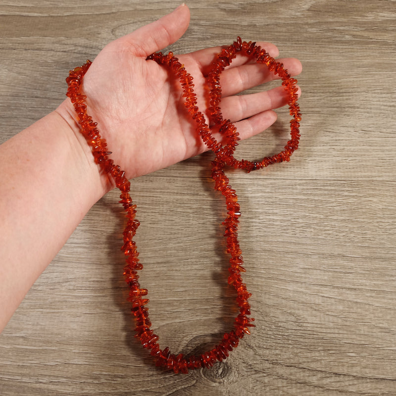 Baltic Amber Chip Necklace