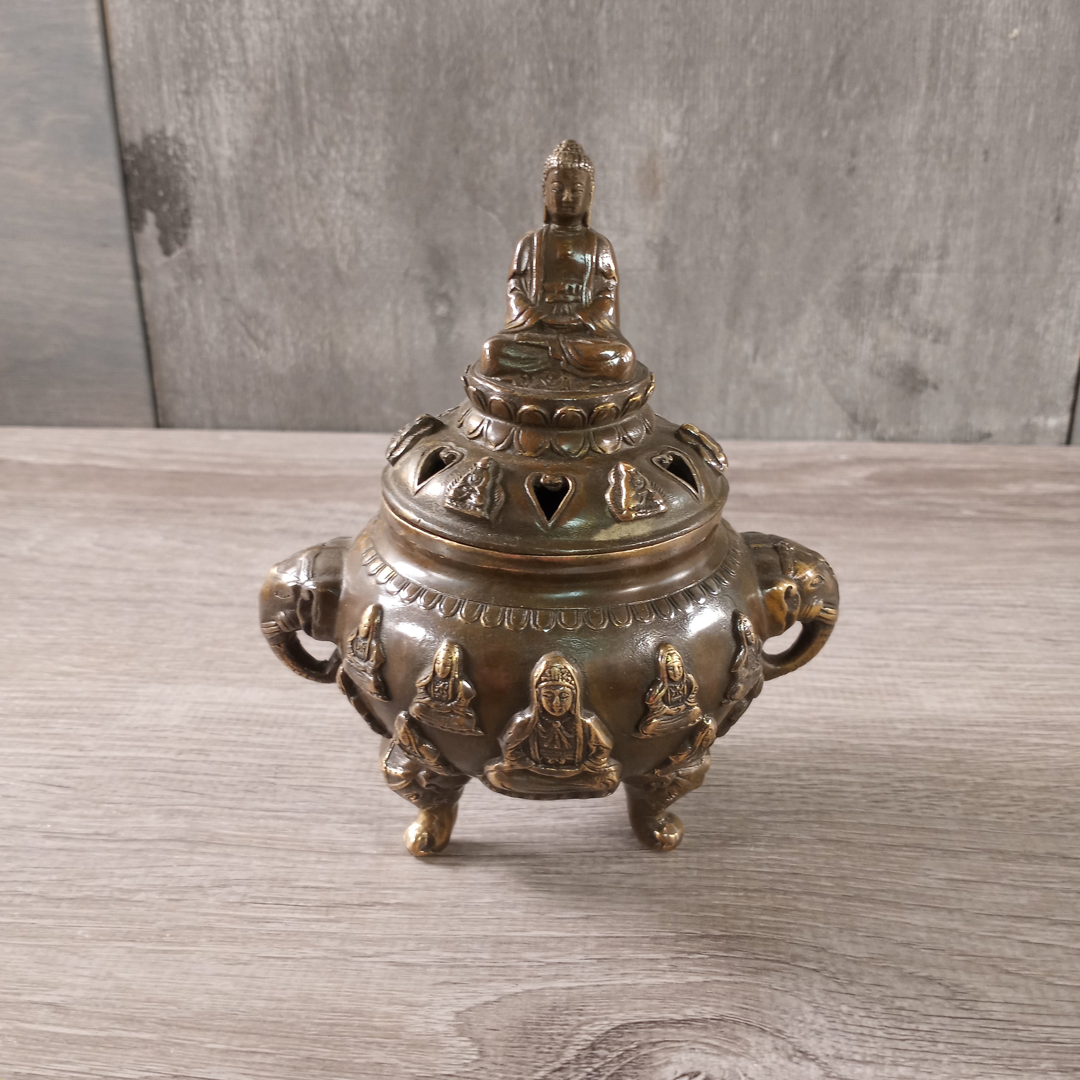 Metal Incense Burner for Cone and Stick