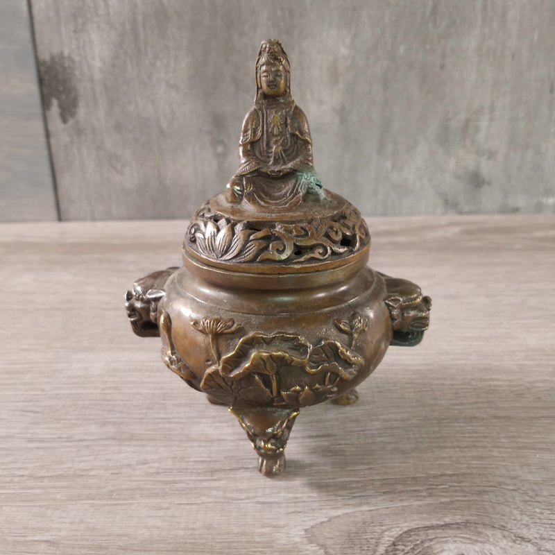 Metal Incense Burner for Cone and Stick