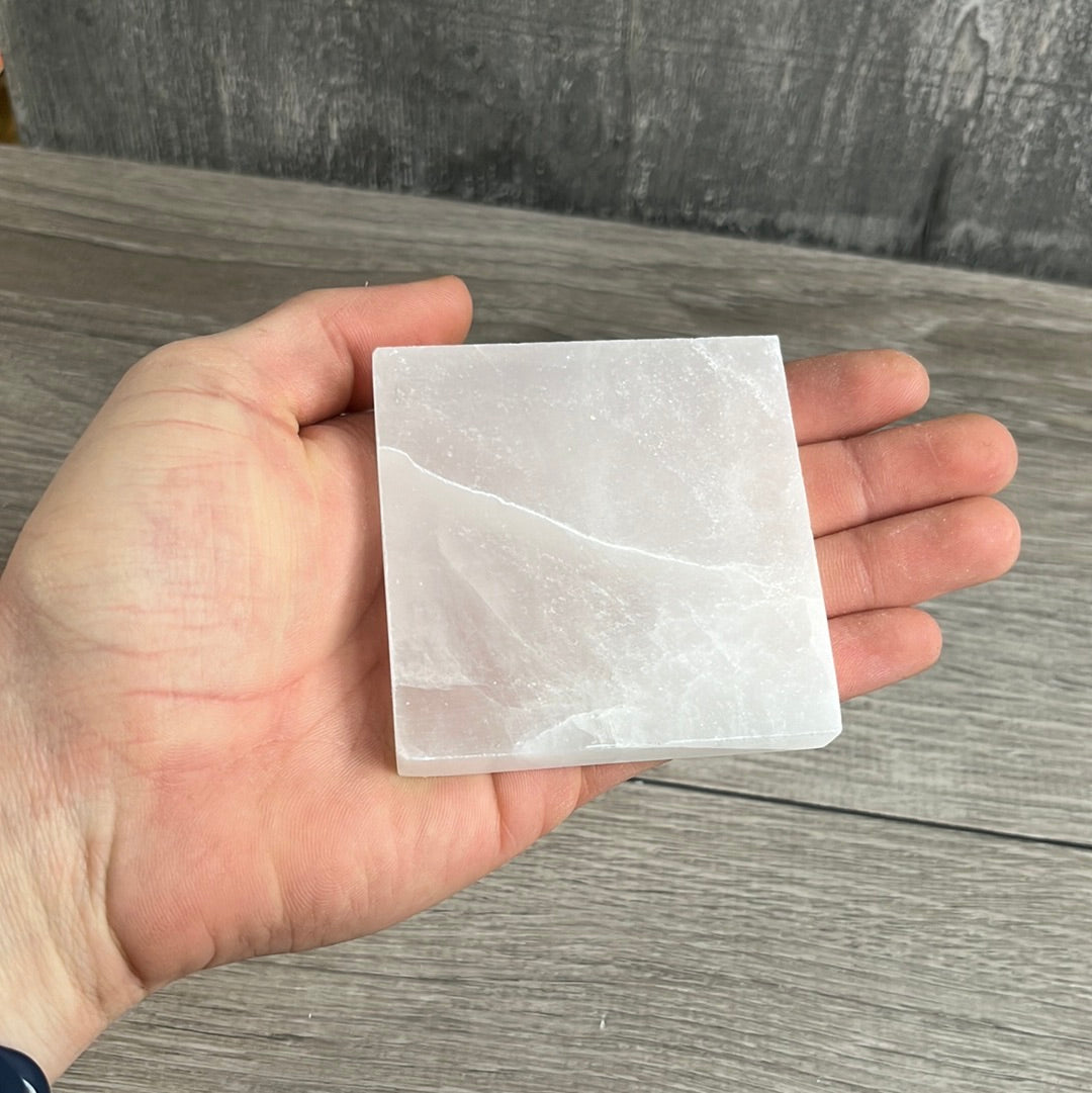 Selenite Charging Plates