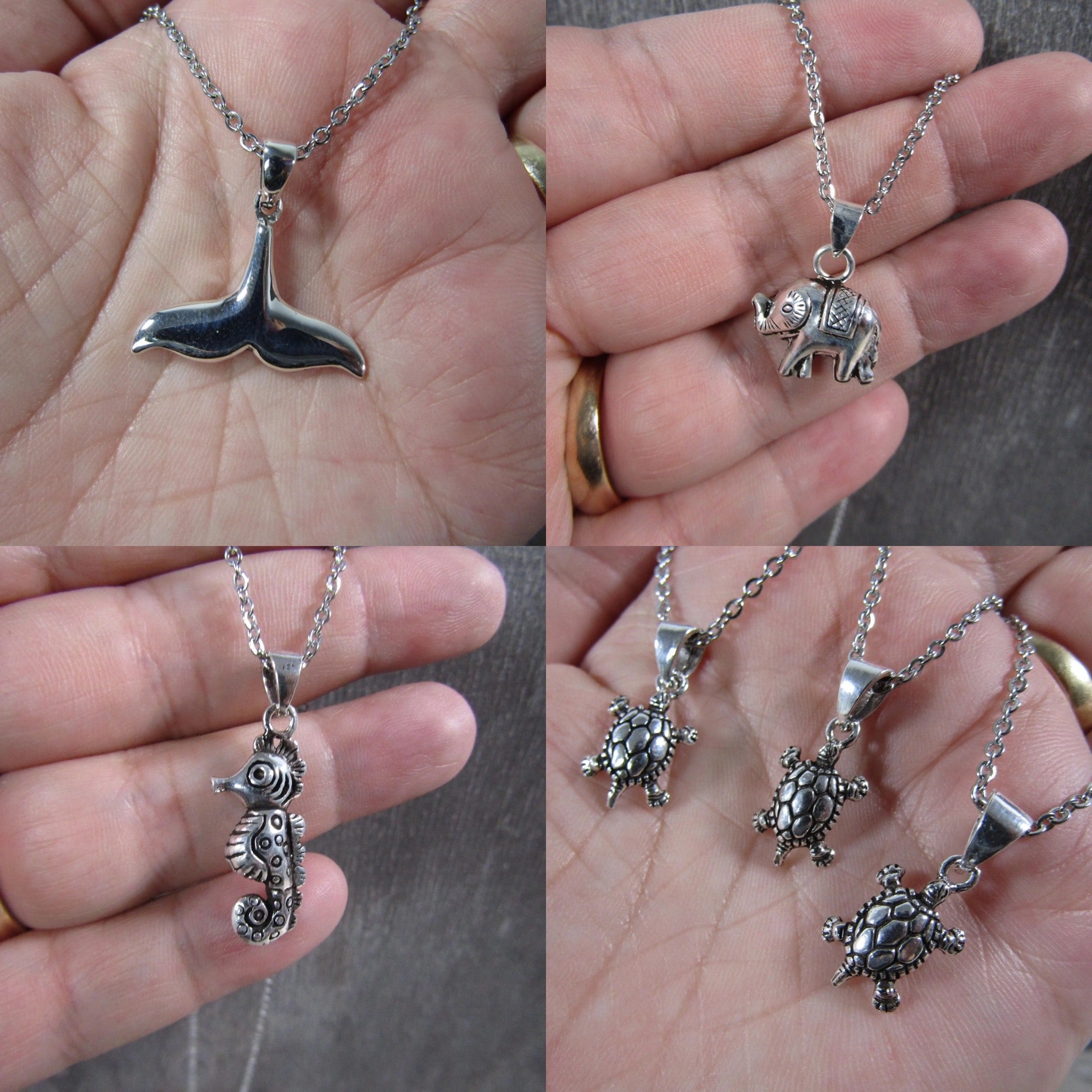 Sterling Silver Charm Pendants