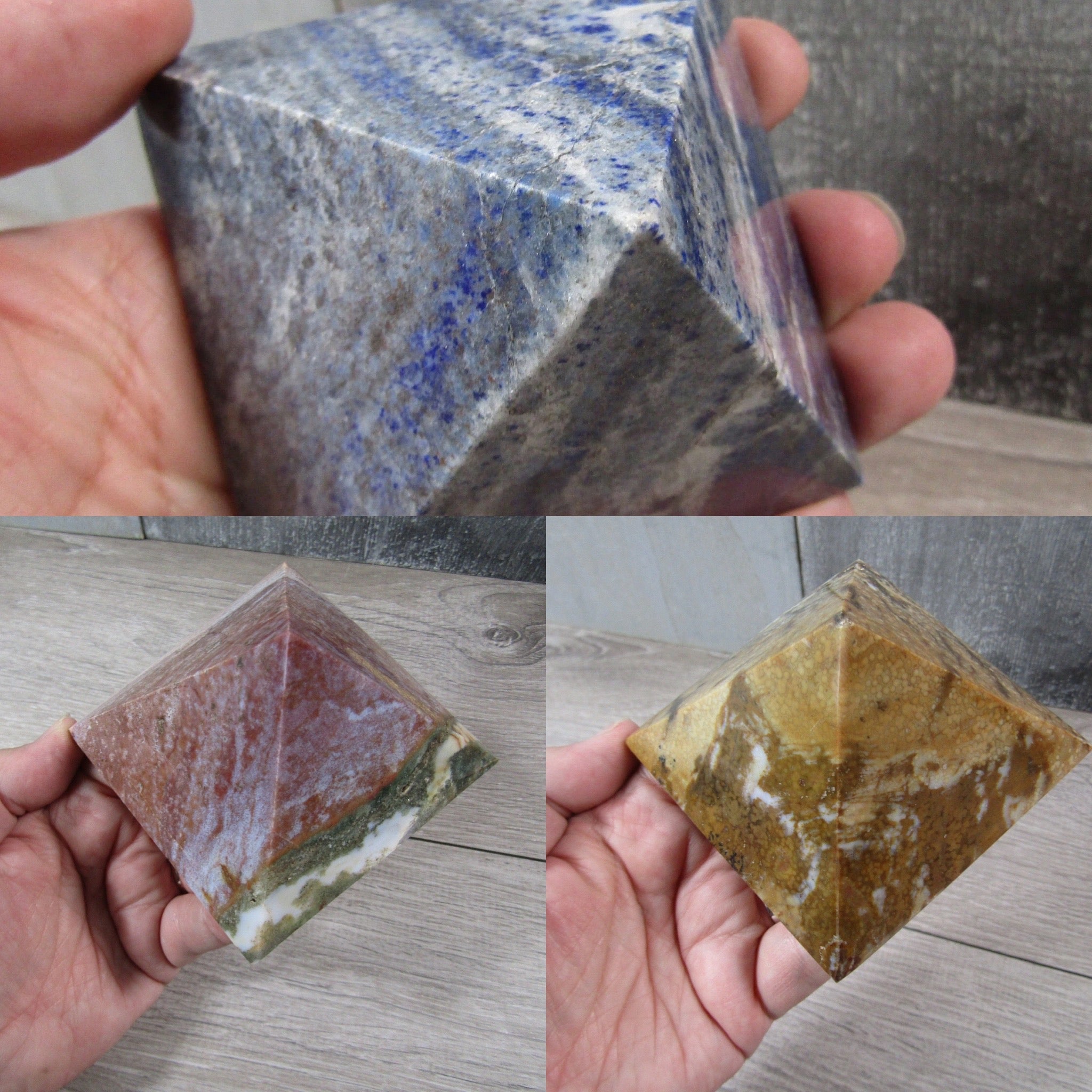 Gemstone Pyramid Large Display Size