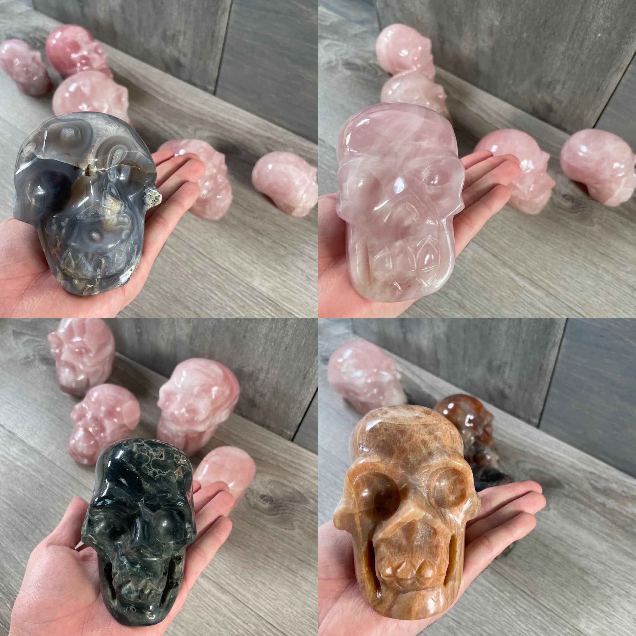 Wholesale Assorted Crystal Skulls – Bulk Lot for Resale