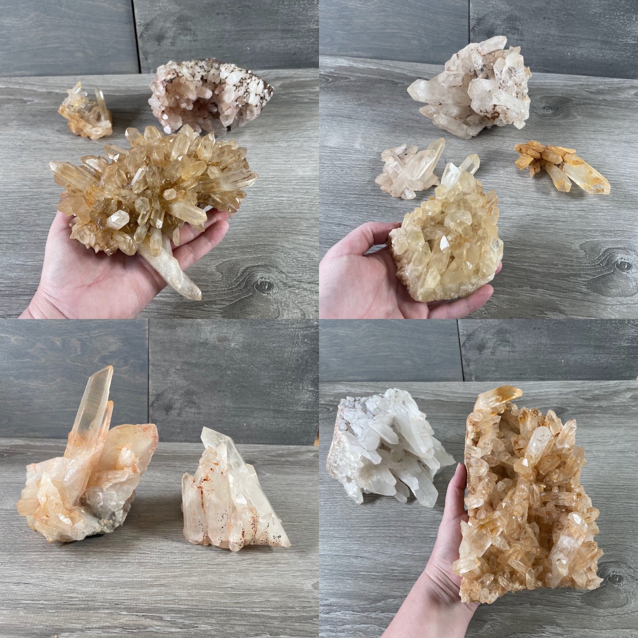 wholesale quartz crystal clusters in bulk lots