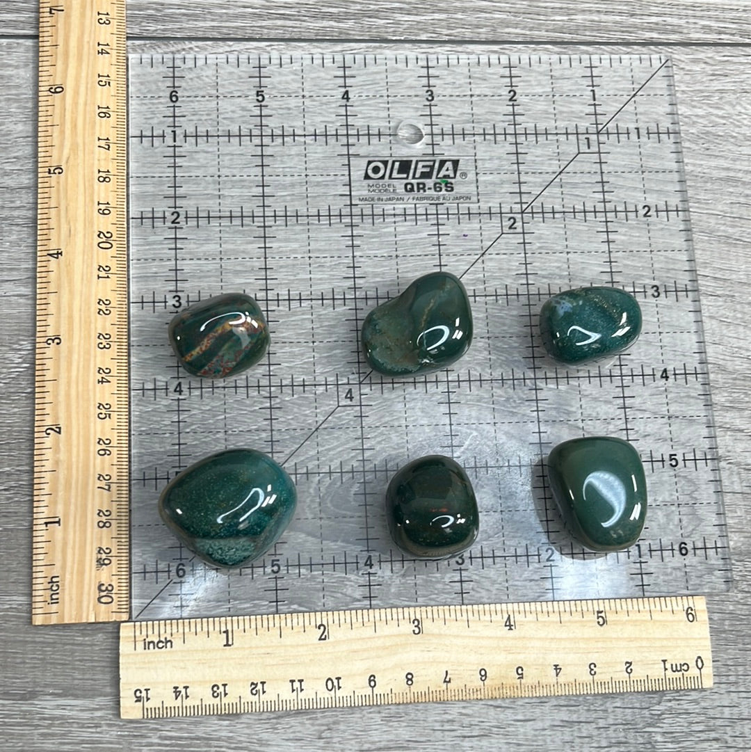 Bloodstone Tumbled Stones Wholesale 1 Lb - Natural Crystals