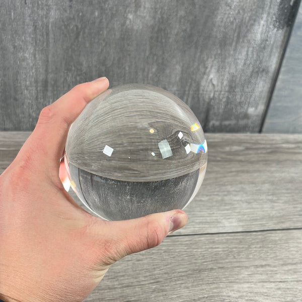 Glass 110mm Sphere With Stand