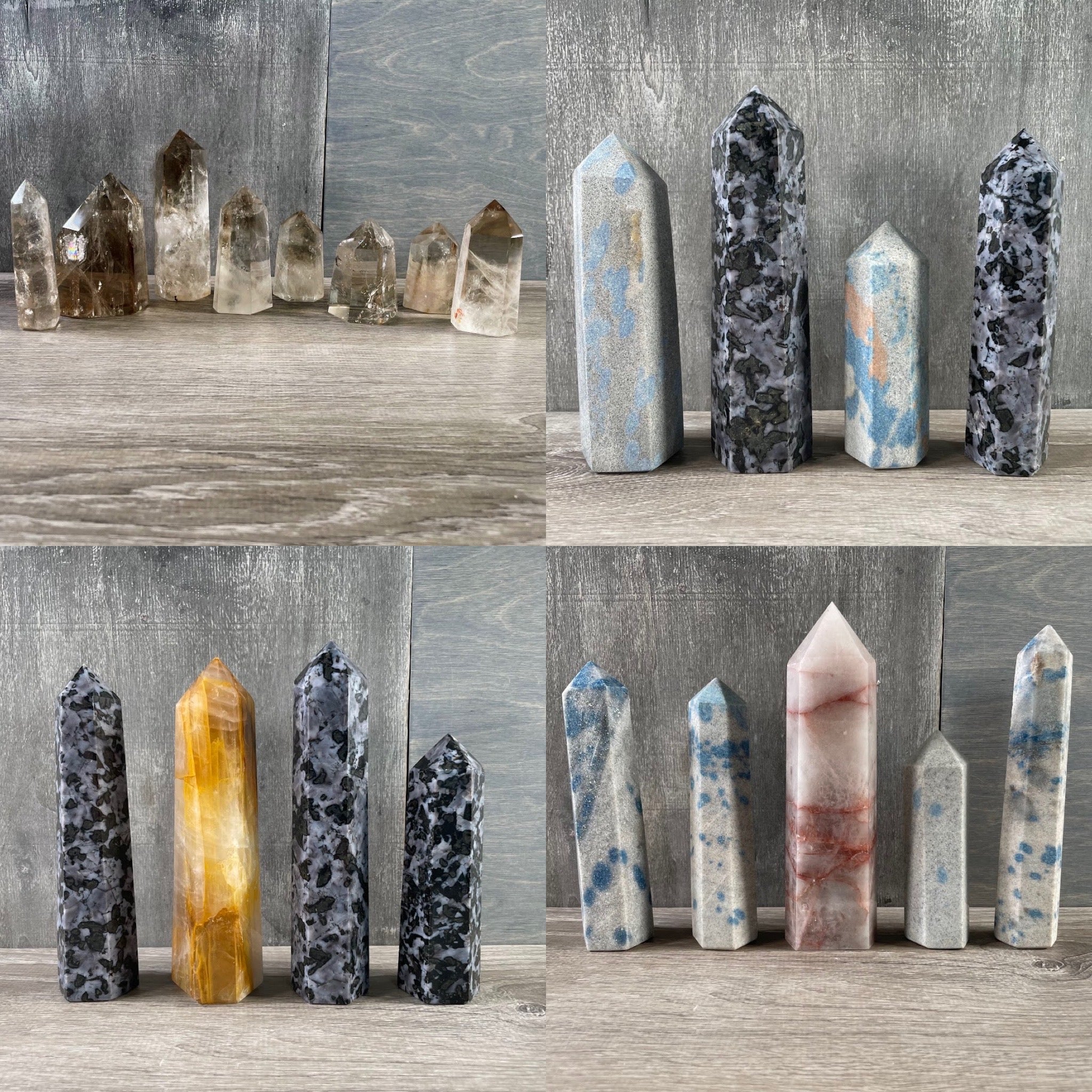 Madagascar gemstone obelisk wholesale crystal towers
