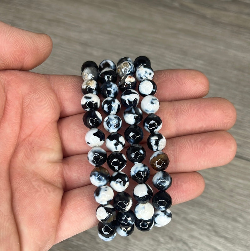 Gemstone 8 mm Round Bracelets