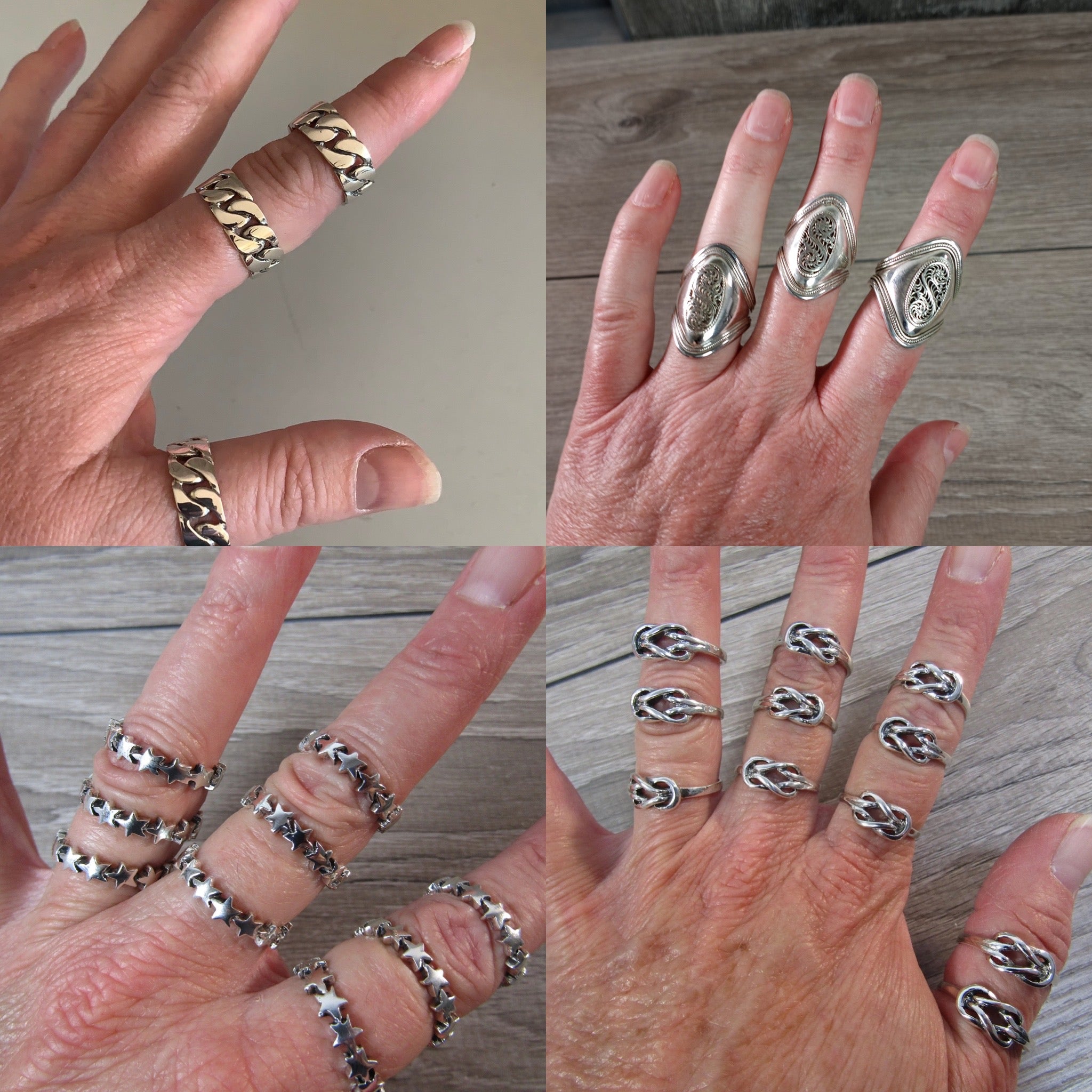 Sterling Silver Rings Stacking and Bands