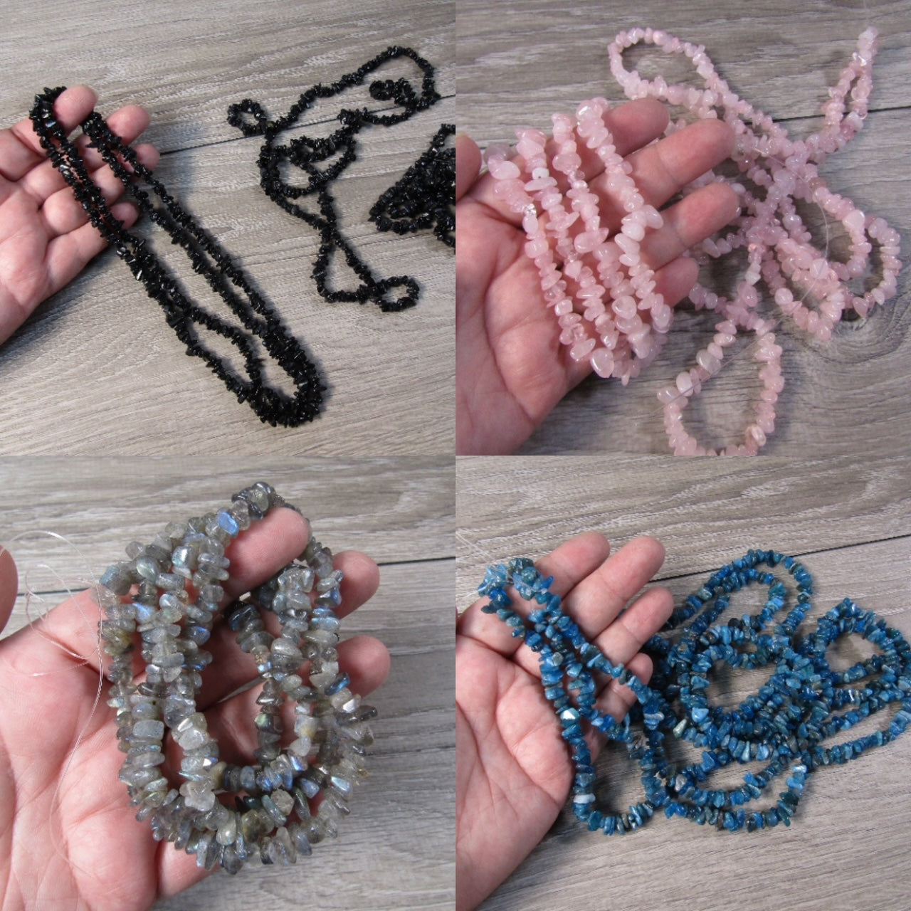 Gemstone Chip Necklaces