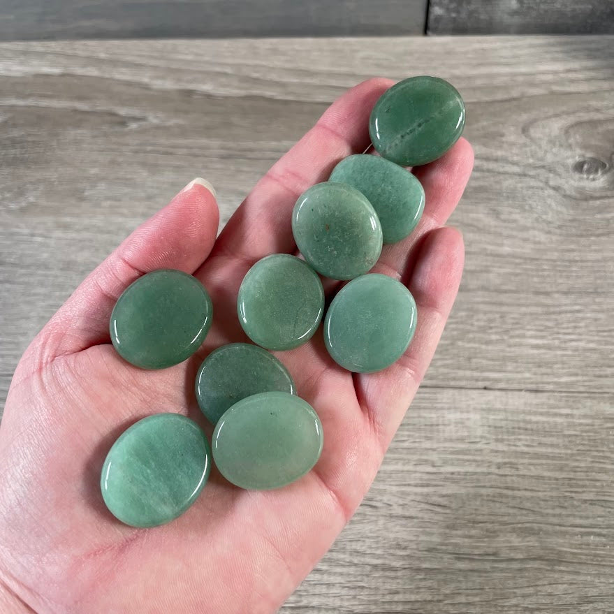 Bulk Gemstone Oval Flat Disks for Crystal Shops, Reiki, Chakra & Metaphysical Retail