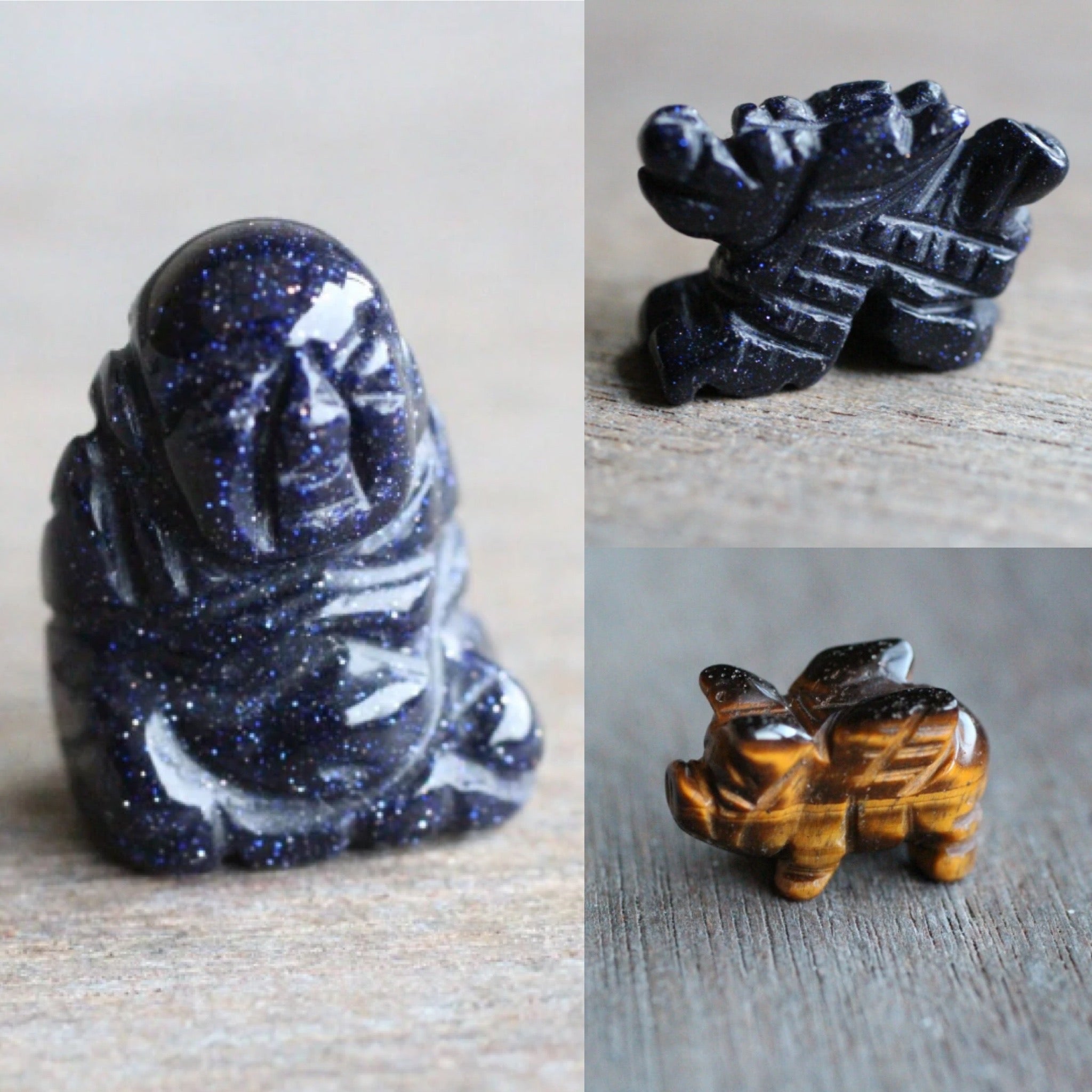 Gemstone Small 1 inch approx. Figurines Mythical