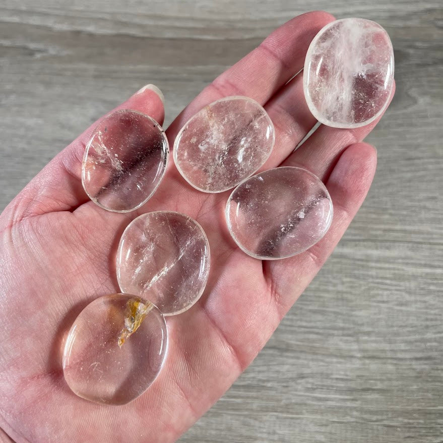 Bulk Gemstone Oval Flat Disks for Crystal Shops, Reiki, Chakra & Metaphysical Retail