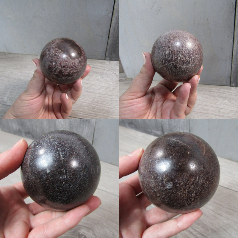 Garnet Sphere Large Display Size