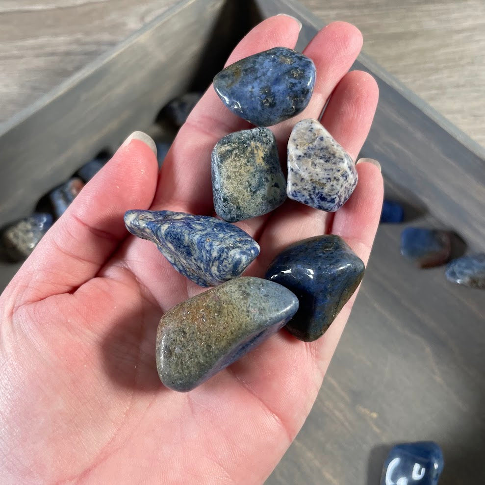 Bulk Dumortierite crystals for metaphysical shops and resale displays