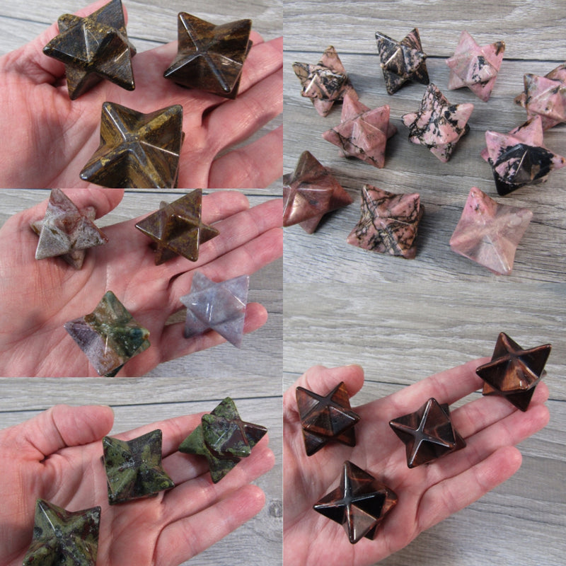 Gemstone 40 mm Merkaba