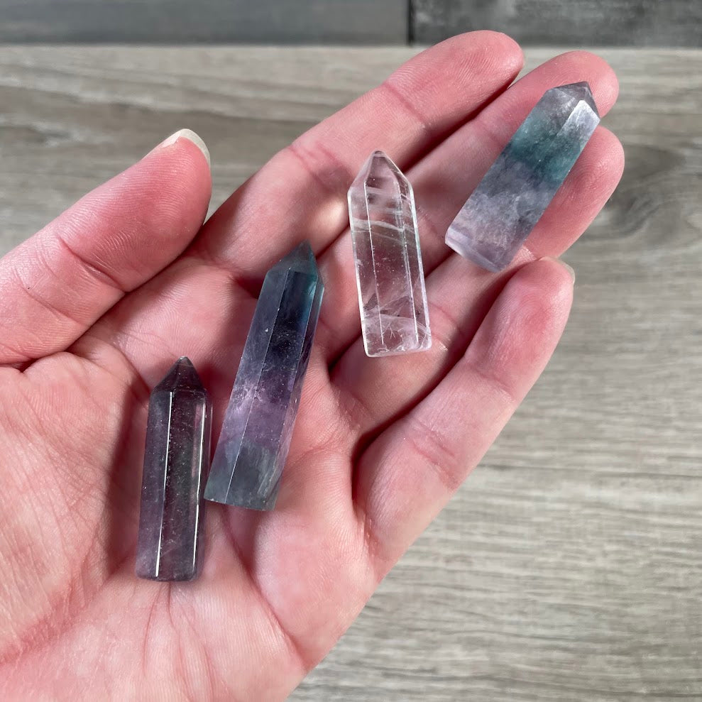 Wholesale Natural Fluorite Crystal Obelisk Rock Shop Supply