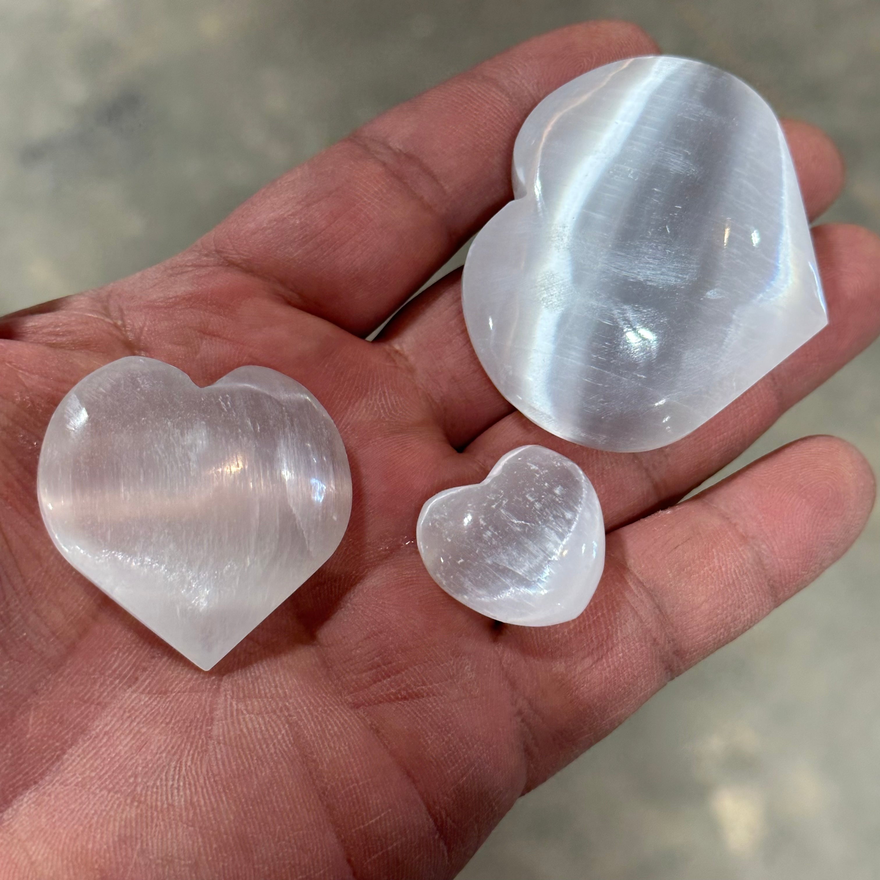 Selenite Heart