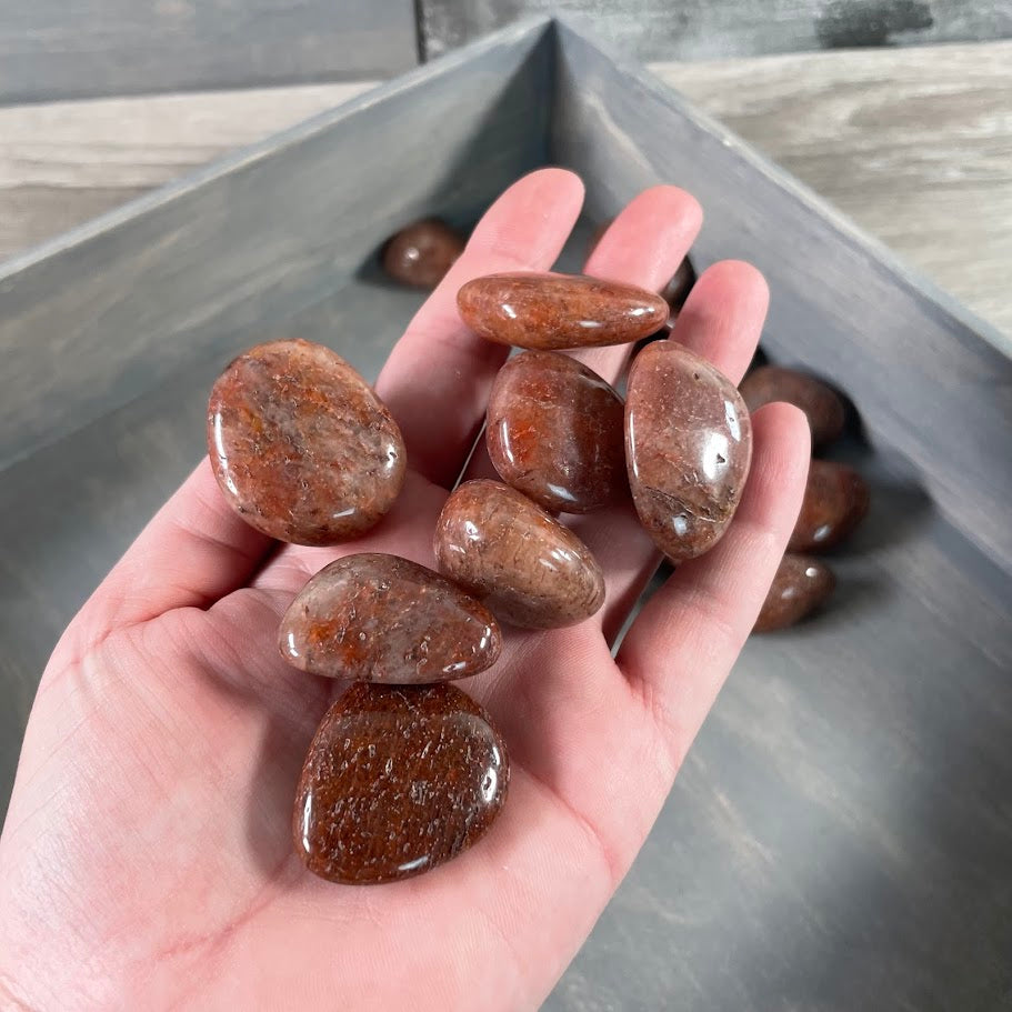Red Rutilated Quartz crystal lot by the pound