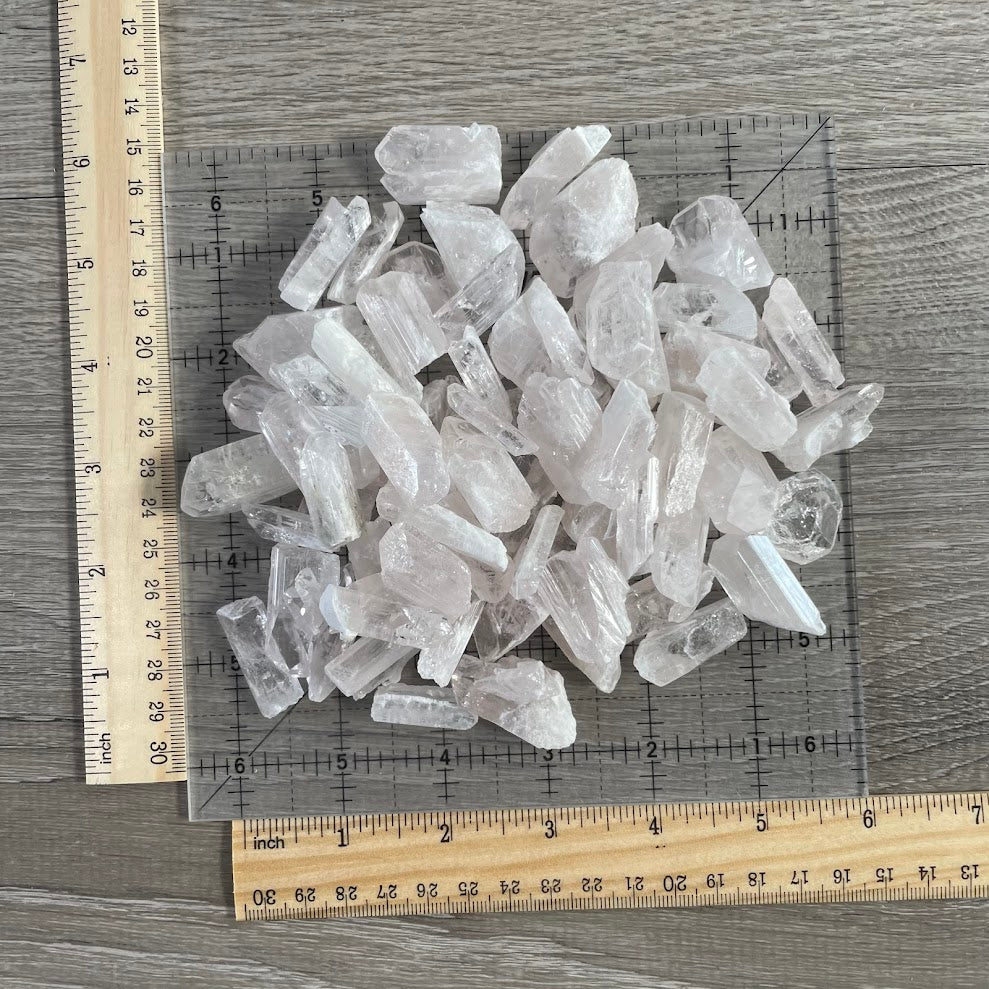 Raw Pink Danburite 1 lb Bulk Lot – Natural Rough Crystal Stones for Retail Shops