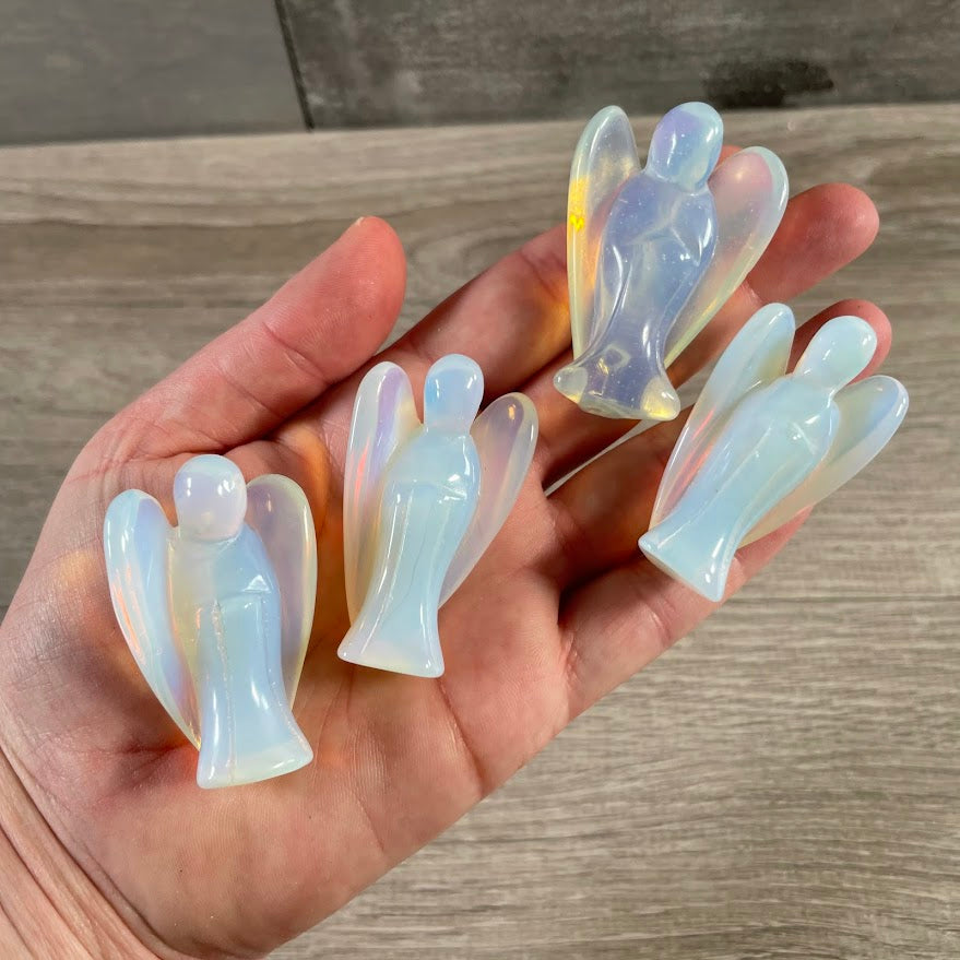 Gemstone Angel Figurine Medium - Gift Shops & Crystal Shops