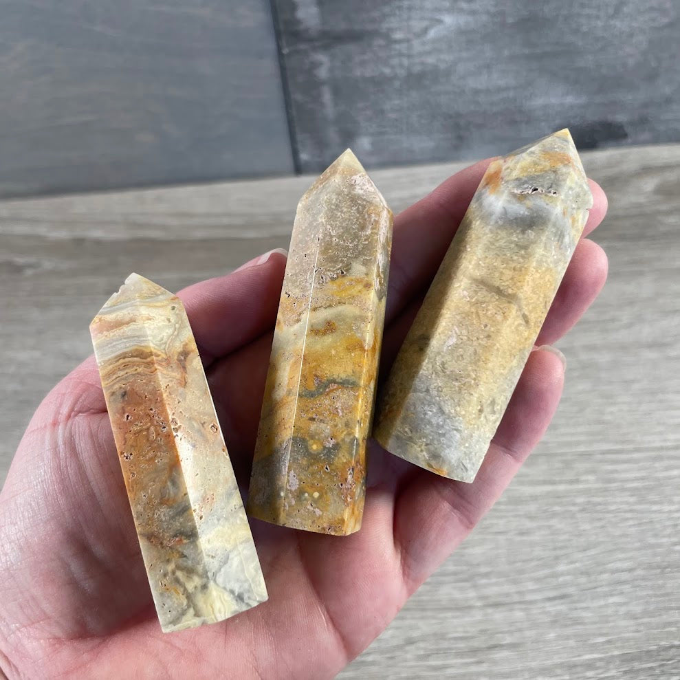 Gemstone Obelisks 2–3 oz for Crystal and Metaphysical Shops