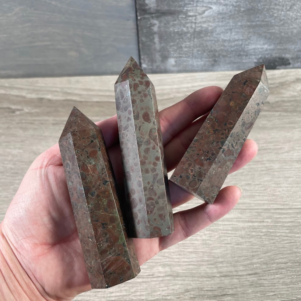 Gemstone Obelisks 5–8 oz – Crystal Towers for Retail Shops