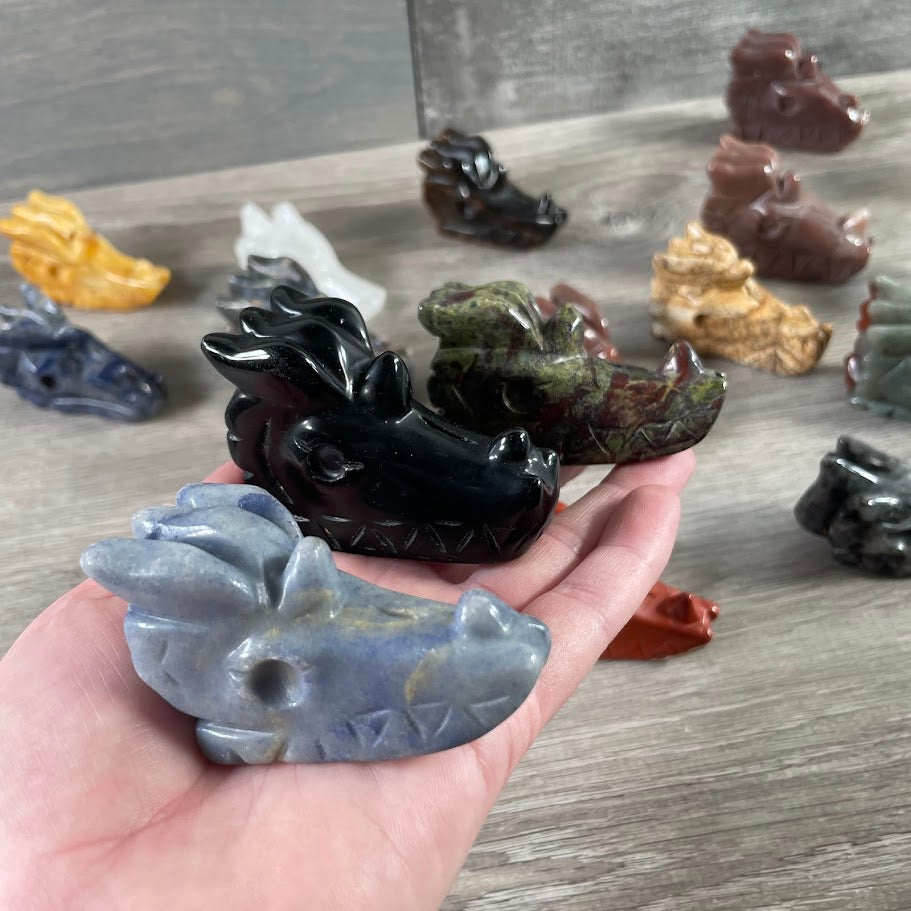 assorted crystal dragon skull wholesale