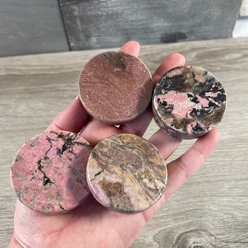Large Polished Gemstone Crystal Disks – Flat Round Stones Wholesale