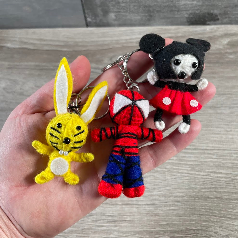Wholesale Assorted Thailand Character Keychains – Cute Travel Souvenir Key Rings