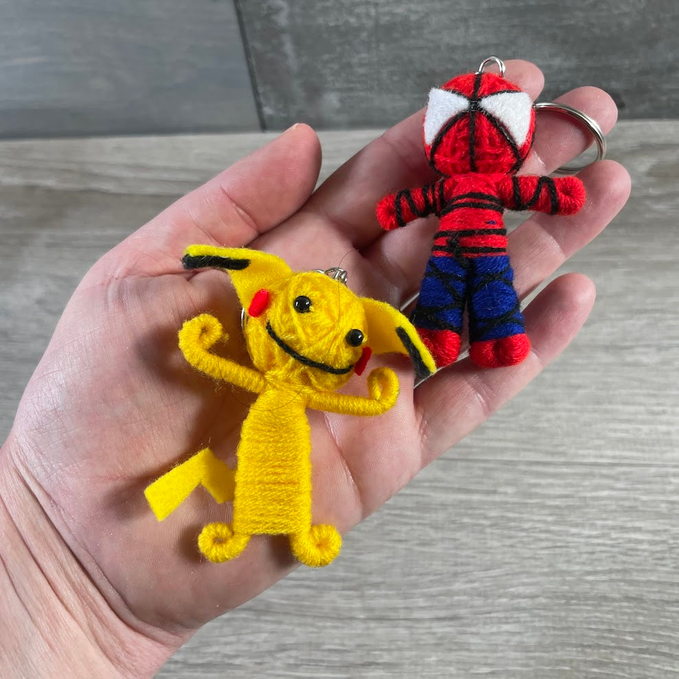 Wholesale Assorted Thailand Character Keychains – Cute Travel Souvenir Key Rings