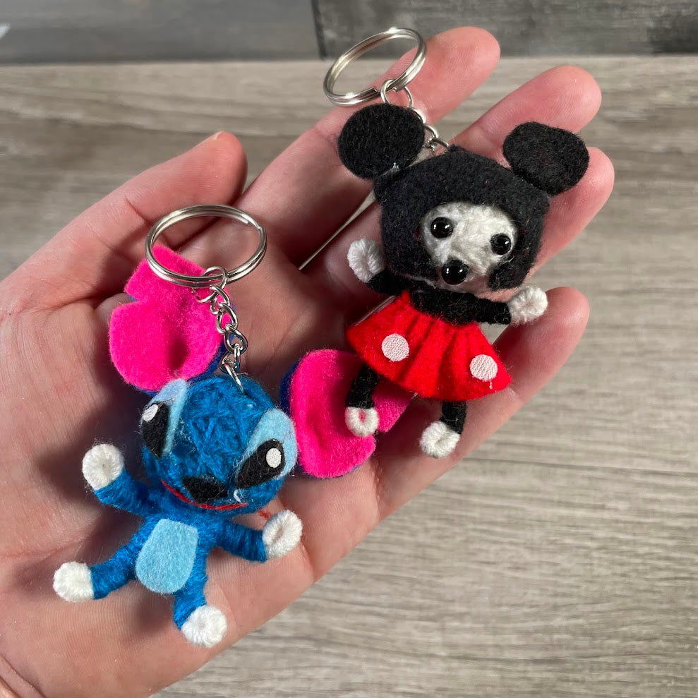 Wholesale Assorted Thailand Character Keychains – Cute Travel Souvenir Key Rings