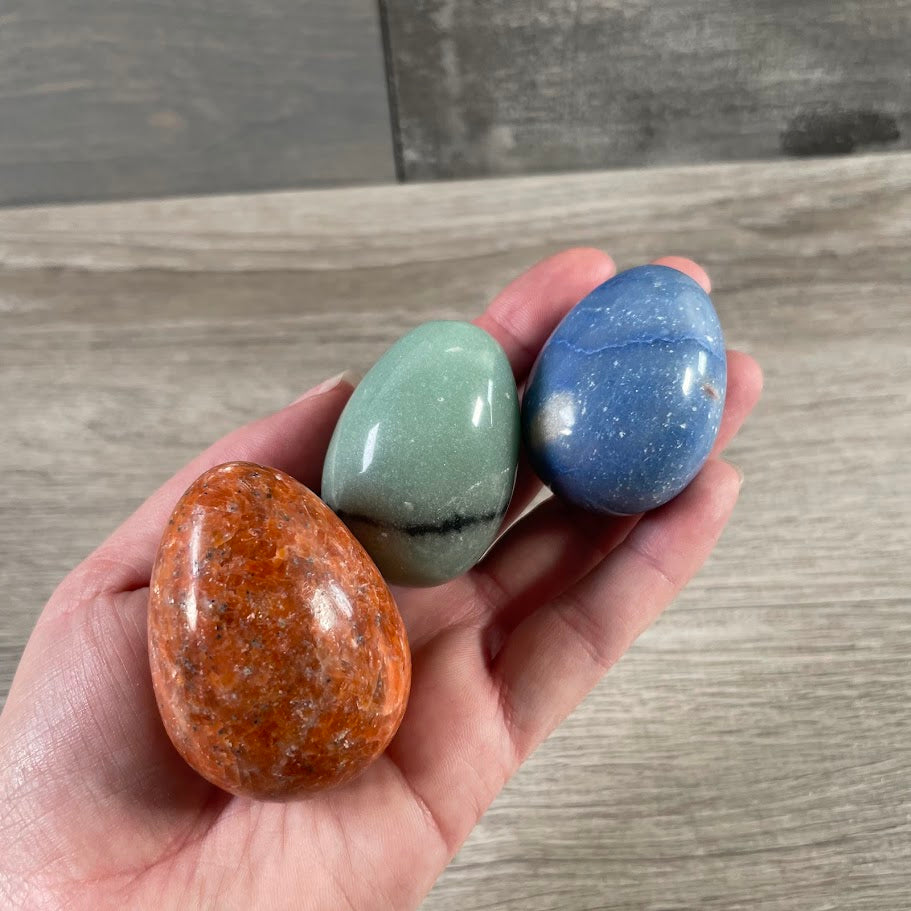 Crystal Eggs Assorted  – Brazilian  Wholesale Gemstone Eggs
