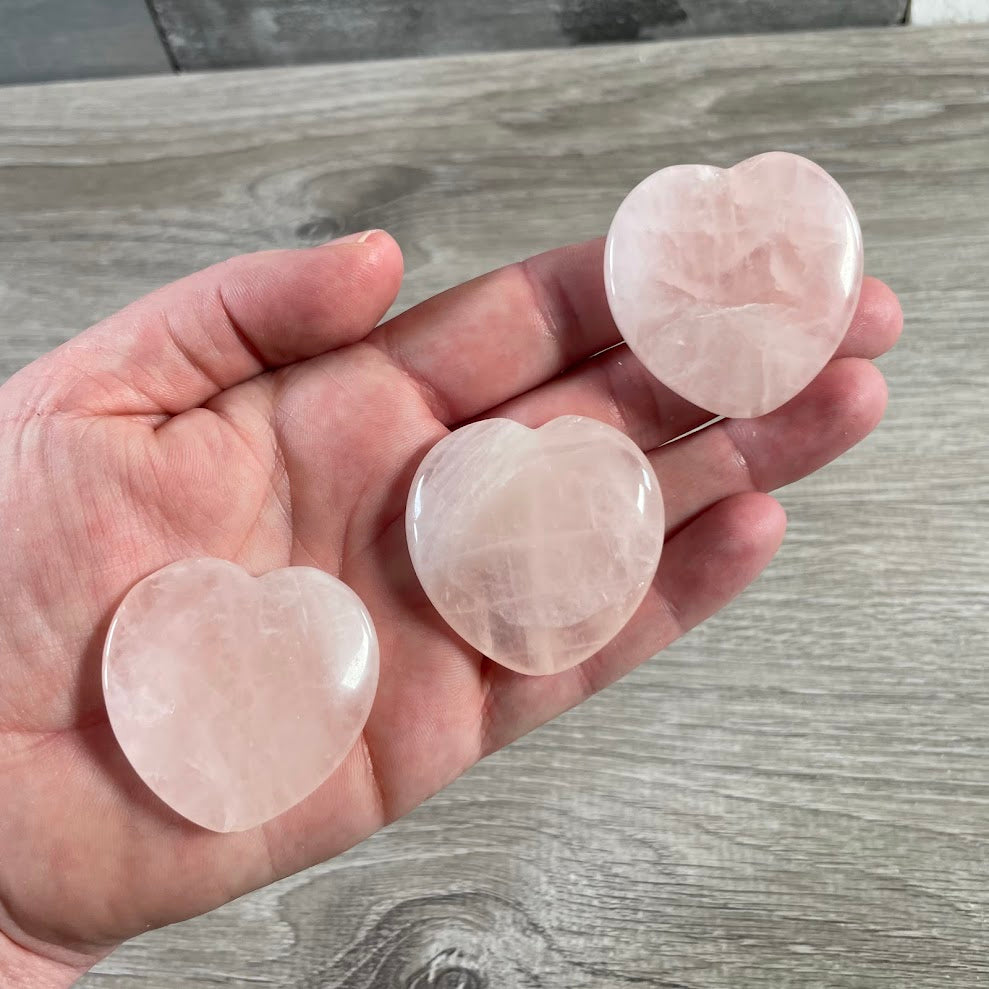 Pink crystal heart bead for jewelry makers and boutiques