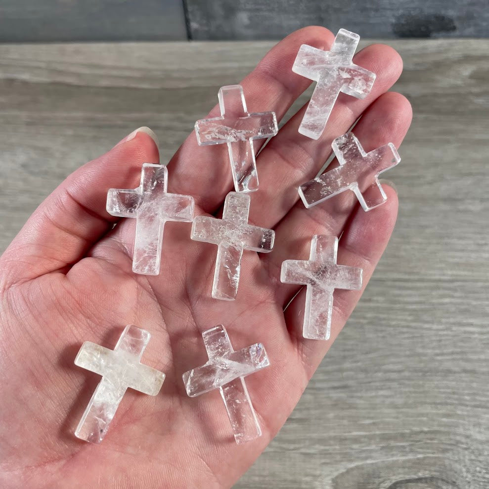 Clear Quartz religious gemstone decor for boutiques