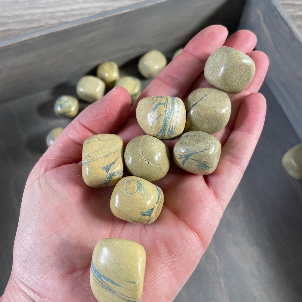 Bulk Banded Jasper stones for resale bins, gift sets, and crystal displays