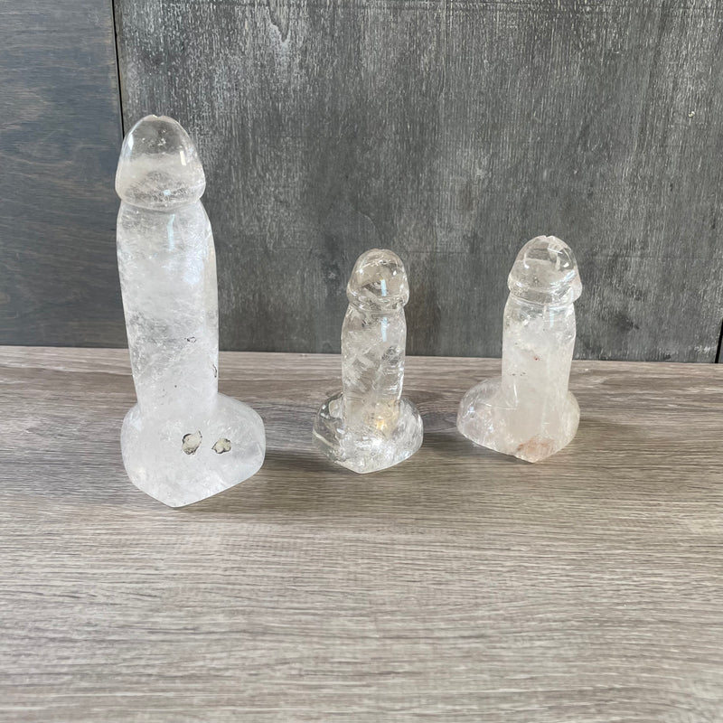 Gemstone Penis Phallic Symbol Large Display Size Lot of 3